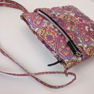 Girls Pink Paisley Floral Crossbody